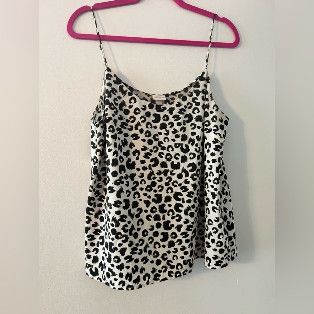 Merona cheetah spaghetti strap top
